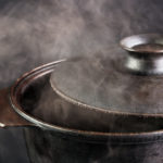 Iron kettle to cook tonic soups for longevity and vigor